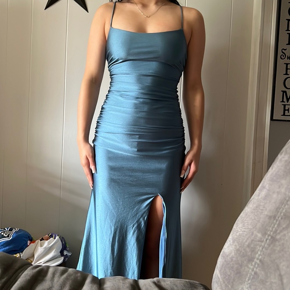 Blue teal juniors size 2